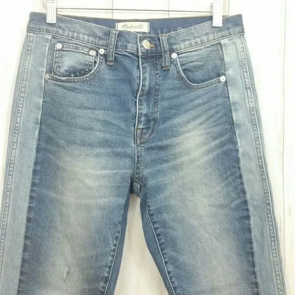 Madewell Cruiser Straight Pieced Jeans Rare Size 27
